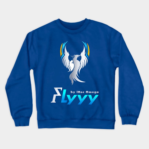 Flyyy by iRoc Omega IV Crewneck Sweatshirt by Worldly Things LLC.